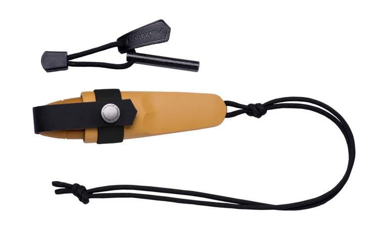 Nôž na krk Morakniv Eldris with Fire Kit žltý