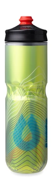 Termo fľaša na bicykel HydraPak Polar Surge 710 ml zelenožltá