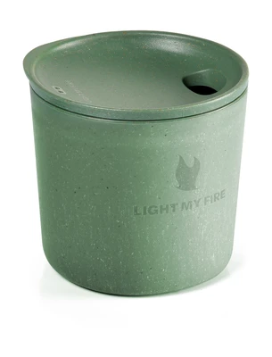 Kempingový pohár Light My Fire MyCup'n Lid Short 250 ml zelený