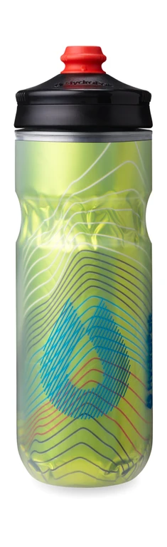 E-shop Termo fľaša na bicykel HydraPak Polar Surge 590 ml zelenožltá