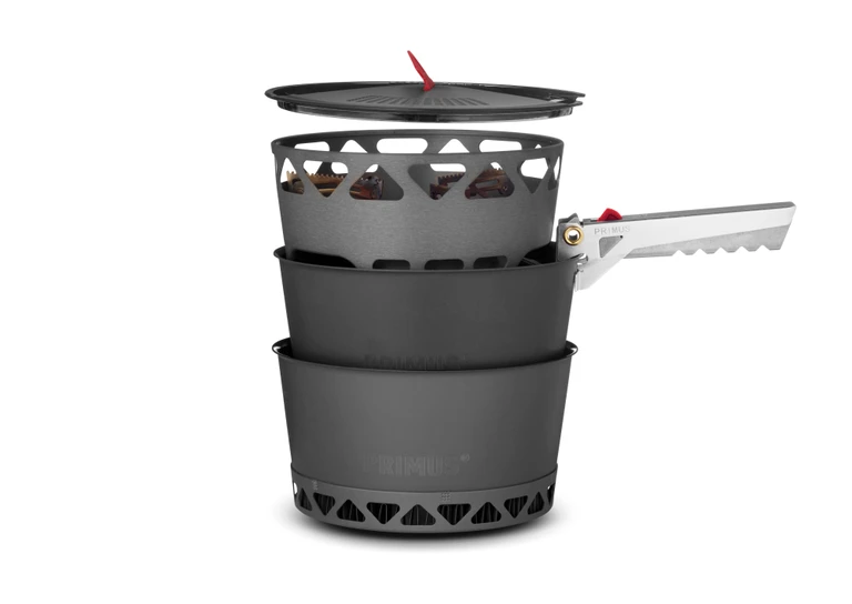 Kempingový plynový varič so súpravou hrncov Primus PrimeTech Stove Set 1,3 L
