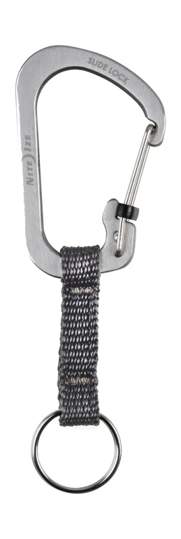 Karabína na kľúče Nite Ize SlideLock Key Ring #3 nerezová