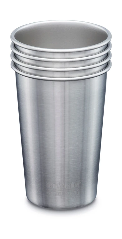 Súprava nerezových pohárov Klean Kanteen Steel Pint 473 ml 4 ks