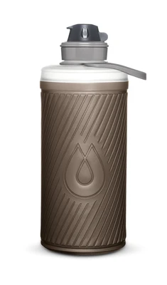 Mäkká fľaša na vodu HydraPak Flux 1 l hnedá