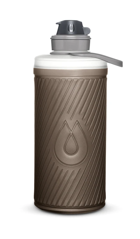 Mäkká fľaša na vodu HydraPak Flux 1 l hnedá
