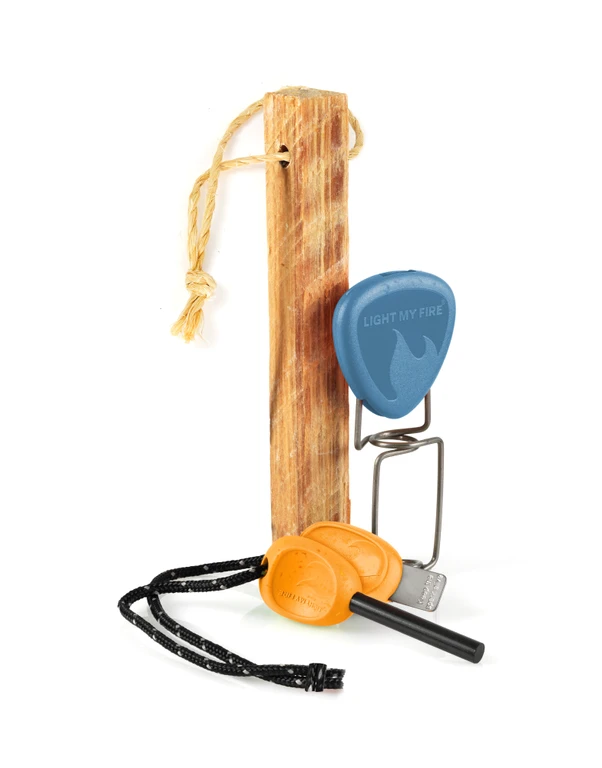 Súprava na založenie ohňa a opekanie Light My Fire FireLighting Kit BIO modrá / oranžová