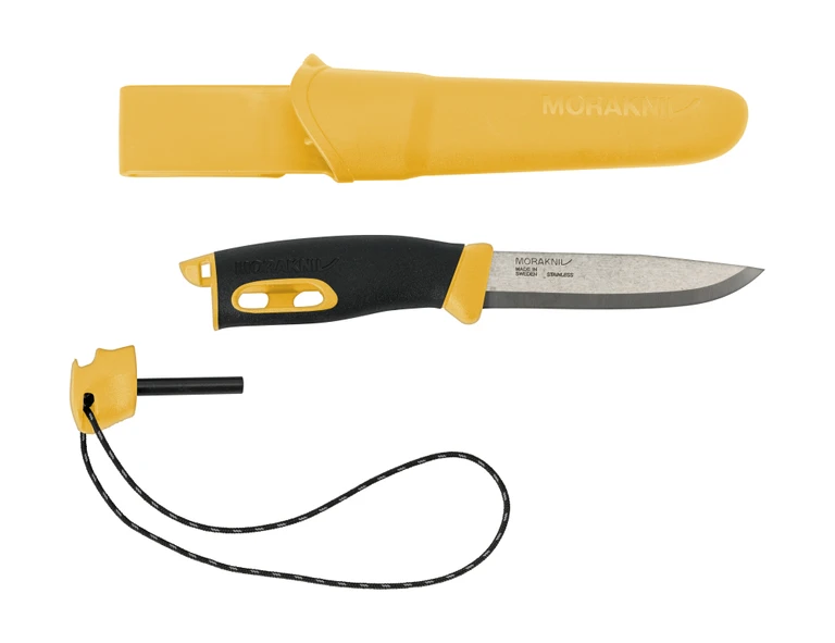 E-shop Nôž s kresadlom Morakniv Companion Spark žltý