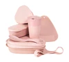 Súprava turistických obedárov Light My Fire MealKit BIO ružová
