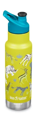 Detská termo fľaša Klean Kanteen Insulated Kid Classic 355 ml so zvieratkami