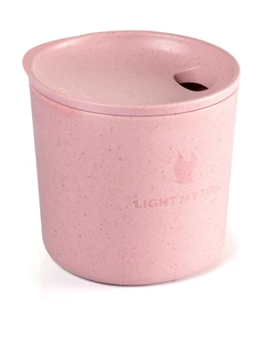 Kempingový pohár Light My Fire MyCup'n Lid Short 250 ml ružový