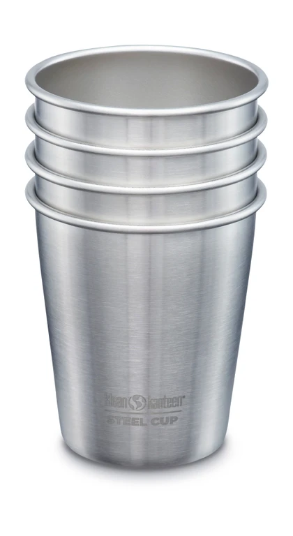 Súprava nerezových pohárov Klean Kanteen Steel Cup 296 ml 4 ks