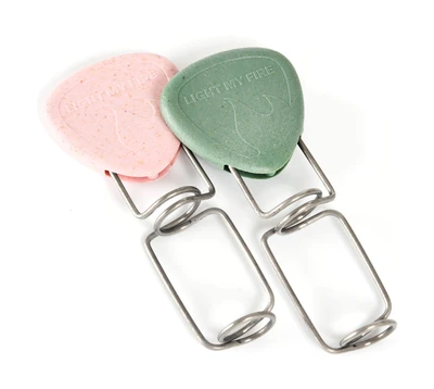 Vidlica na opekanie Light My Fire GrandPa's FireFork 2-Pack BIO zelená/ružová