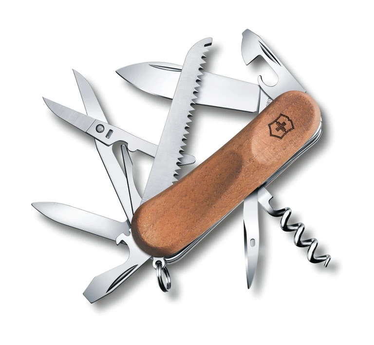 Švajčiarsky nôž Victorinox Evolution 17 Wood s drevenou rúčkou
