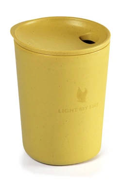 Kempingový pohár Light My Fire MyCup'n Lid Original 360 ml žltý