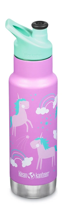 Termoska pre deti Klean Kanteen Insulated Kid Classic 355 ml s jednorožcami