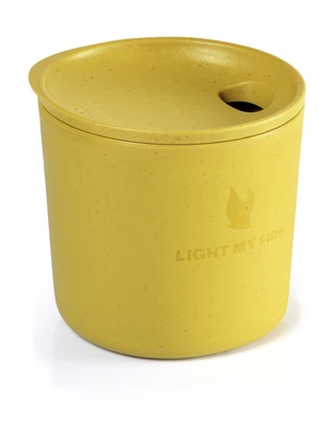 Kempingový pohár Light My Fire MyCup'n Lid Short 250 ml žltý