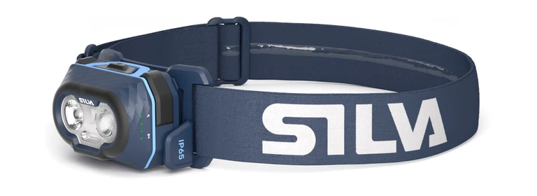 LED čelovka na baterky Silva Discover 500 lm modrá