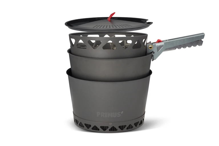 Kempingový plynový varič so súpravou hrncov Primus PrimeTech Stove Set 2,3 L