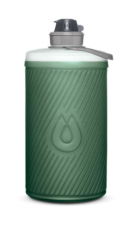 Mäkká fľaša na vodu HydraPak Flux 1,5 l zelená