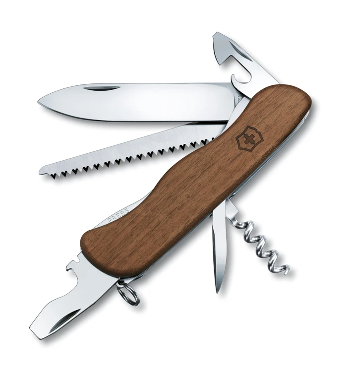 Švajčiarsky nôž Victorinox Forester Wood s drevenou rúčkou