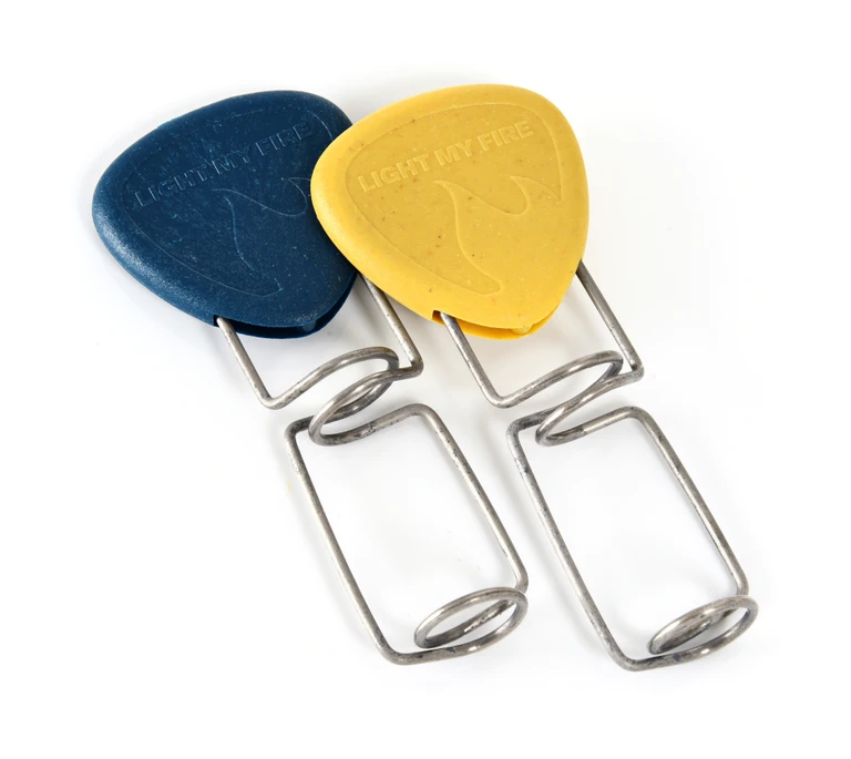 Vidlica na opekanie Light My Fire GrandPa's FireFork 2-Pack BIO žltá/modrá
